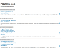 Tablet Screenshot of popularial.com
